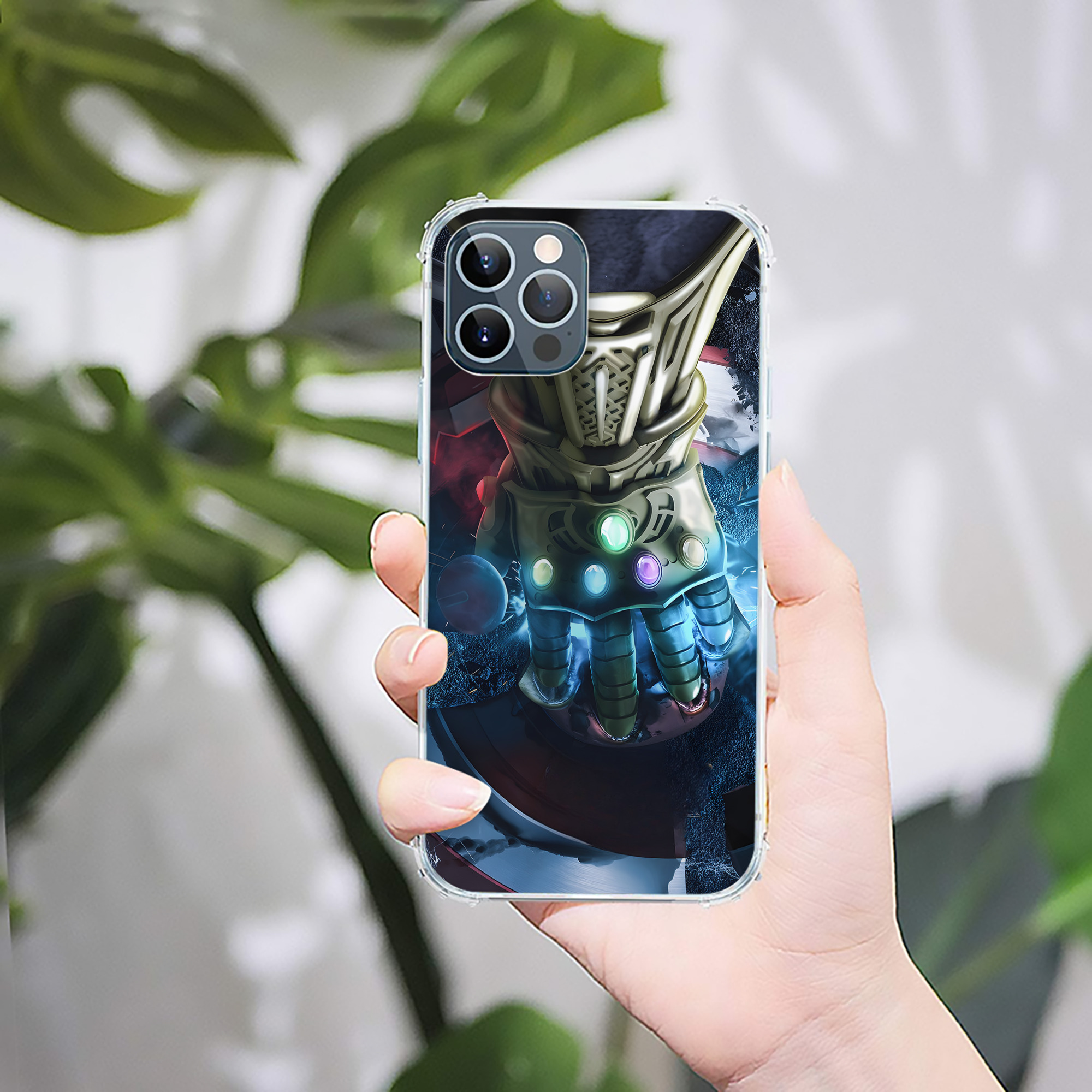 （画像用） アベンジャーズ The Avengers 【iPhone 12シリーズ対応】透明スマホケース（クリアソフトケース）